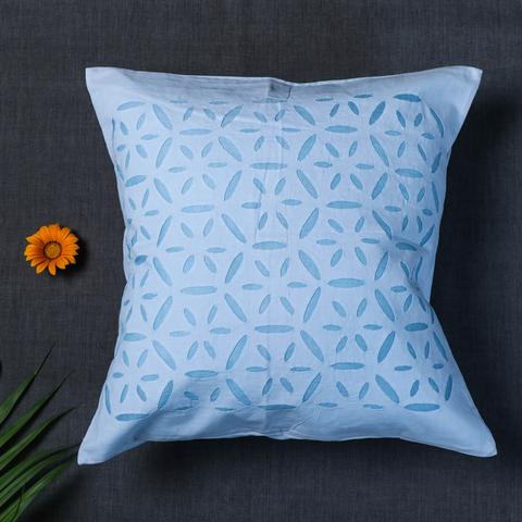 Handcrafted Applique Work Cushion Covers | Cotton with Organdy Fabric